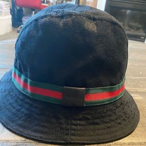 Gucci GG Bucket Ribbon Hat